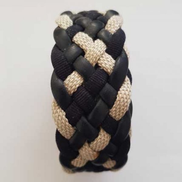 0.86 m&egrave;tre cuir tress&eacute; n&deg;17 30 mm