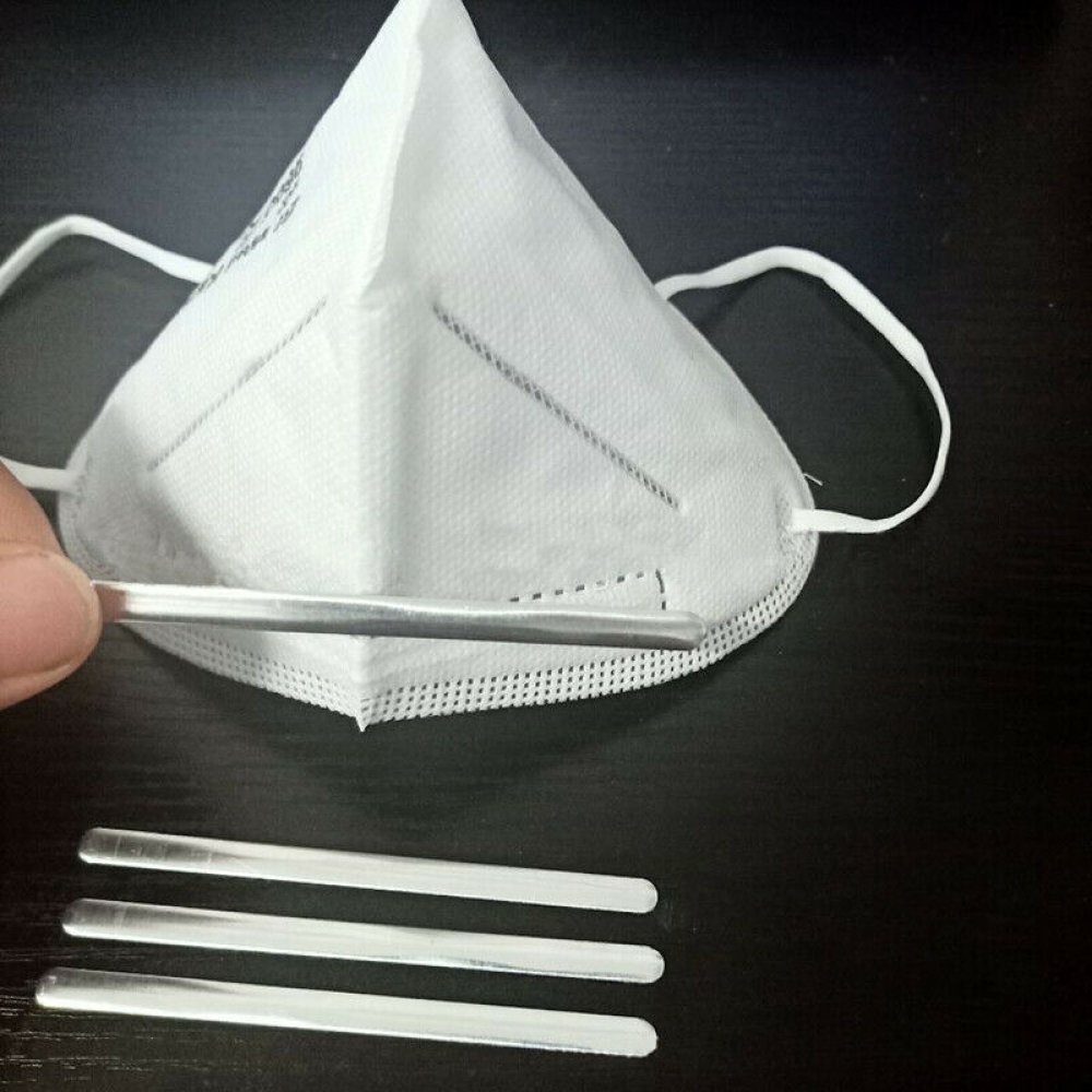 100 pieces Nose bridge strip Thermal adhesive mask accessory N°01 Nose bar Mask attachment.