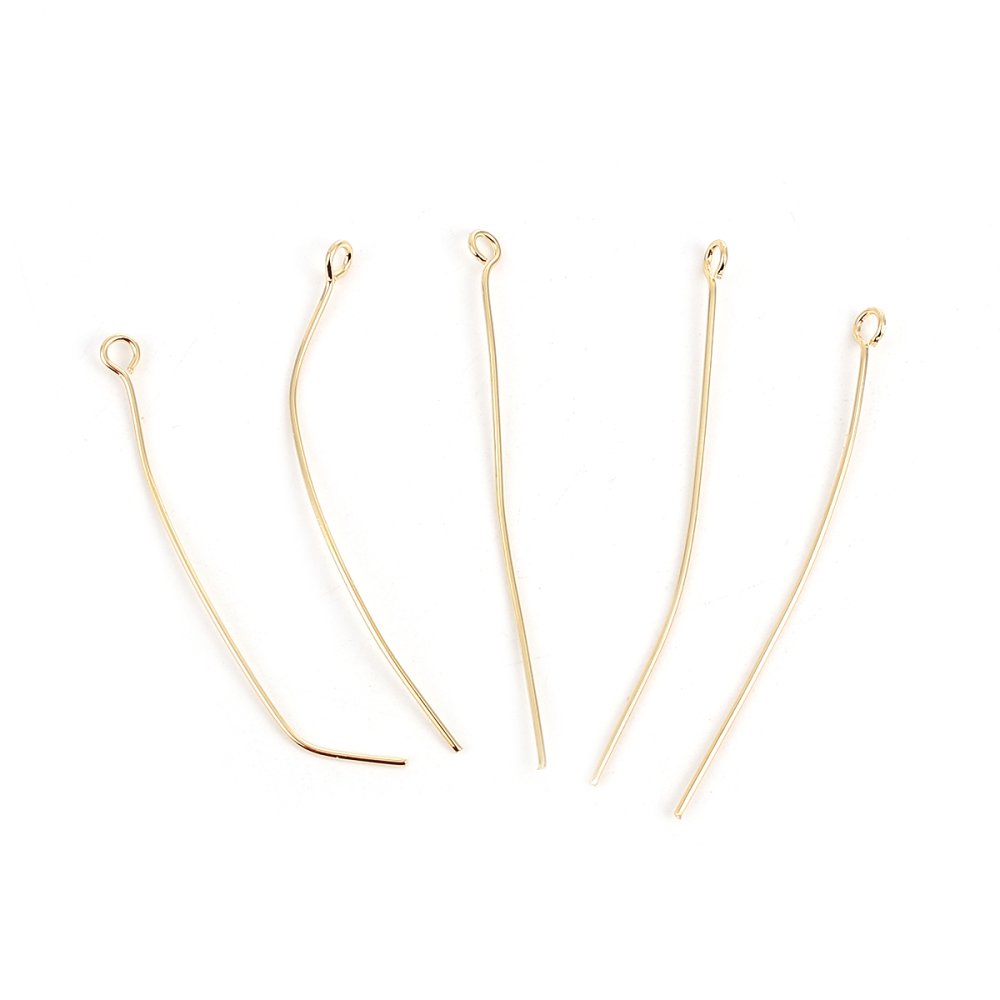 10 Nails 50 mm eyebolt 18K gold plated