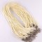 10 Necklaces imitation leather diameter 1.5 mm 40 cm AB-13-2 