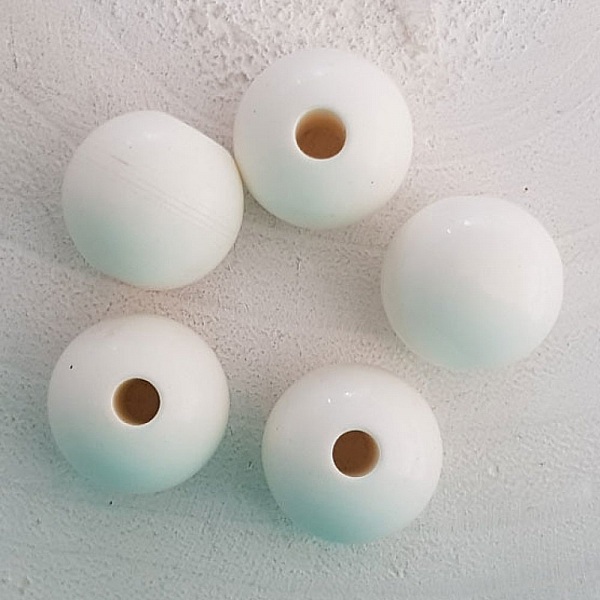 10 Round Beads 20/18 mm N&deg;01