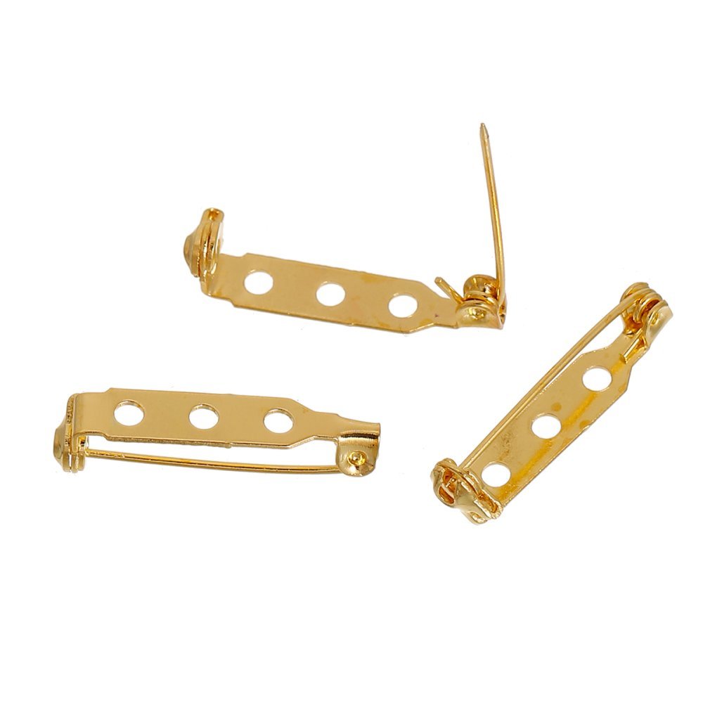 10 Spindle Supports 27mm N°01 Gold