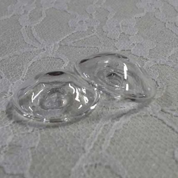 1 Boule en verre D&ocirc;me 25 mm 01 &agrave; remplir