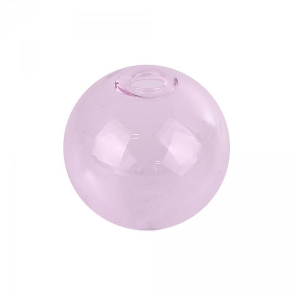 1 glass ball 20mm round Pink to fill