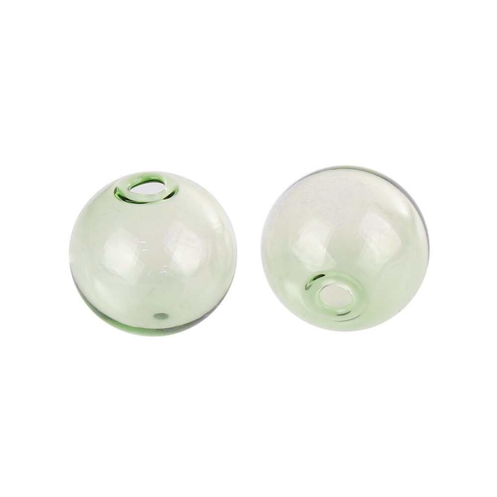 1 Round glass ball of 12mm Green to fill