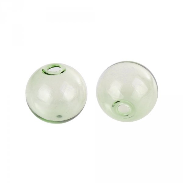 1 Round glass ball of 20mm Green to fill