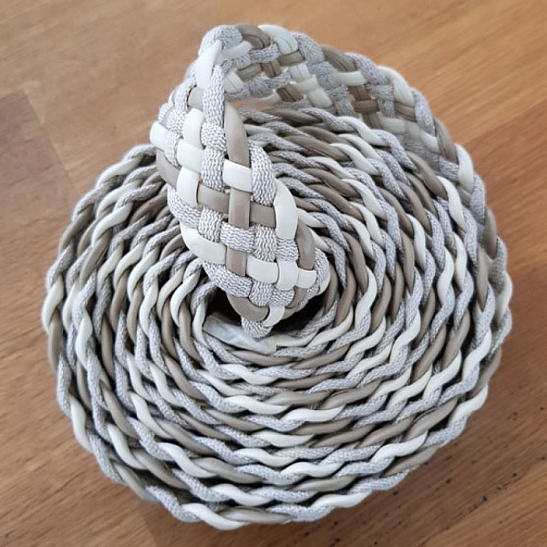 1 Meter Braided leather N&deg;01 30 mm