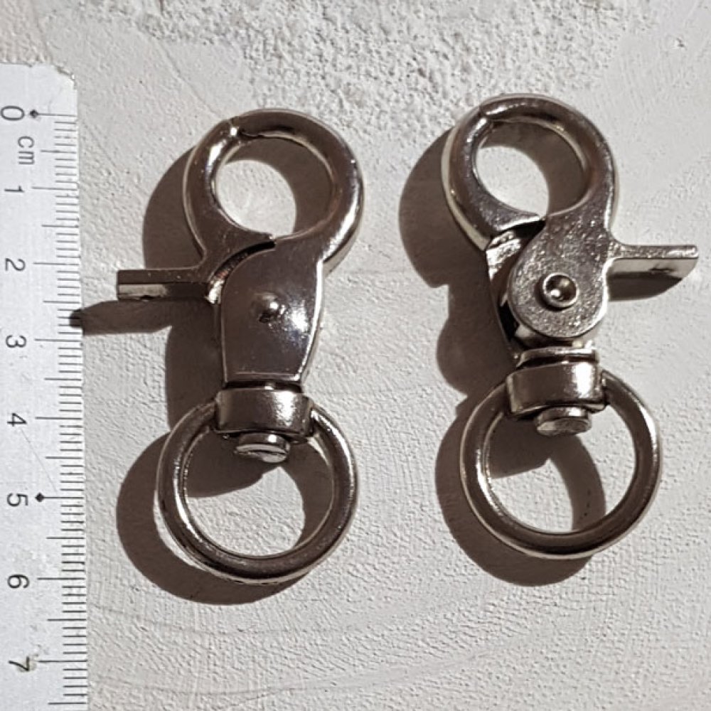 1 carabiner clasp key ring N°04