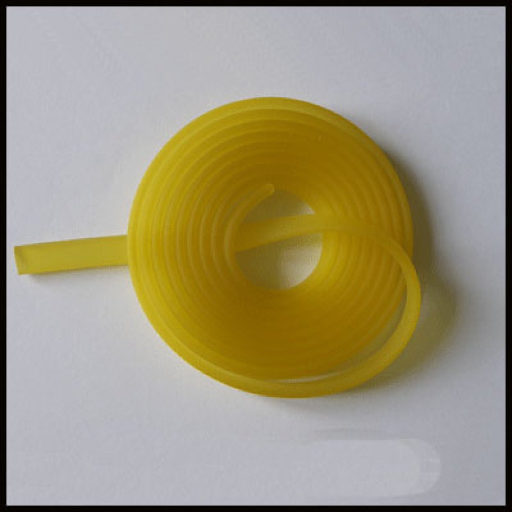 1 meter flat Pvc cord 5.8 x 1.9 mm Yellow.