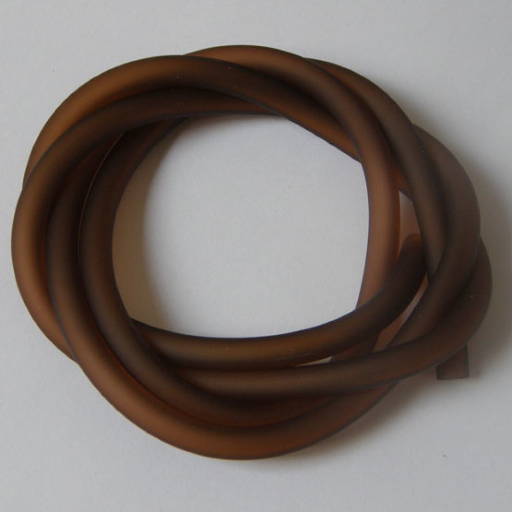 1 meter Pvc Hollow cord 3 mm Caramel