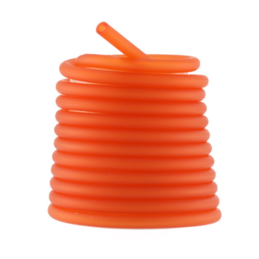 1 meter Pvc Hollow cord 3 mm Orange