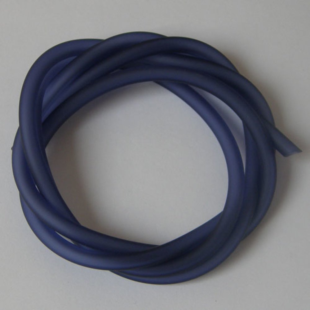 1 meter Pvc Hollow cord 5 mm Blue Montana