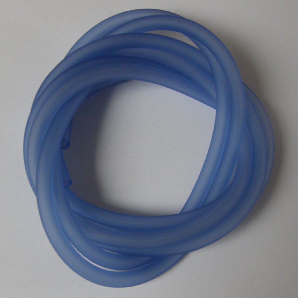 1 meter Pvc Hollow cord 5 mm Blue Medium