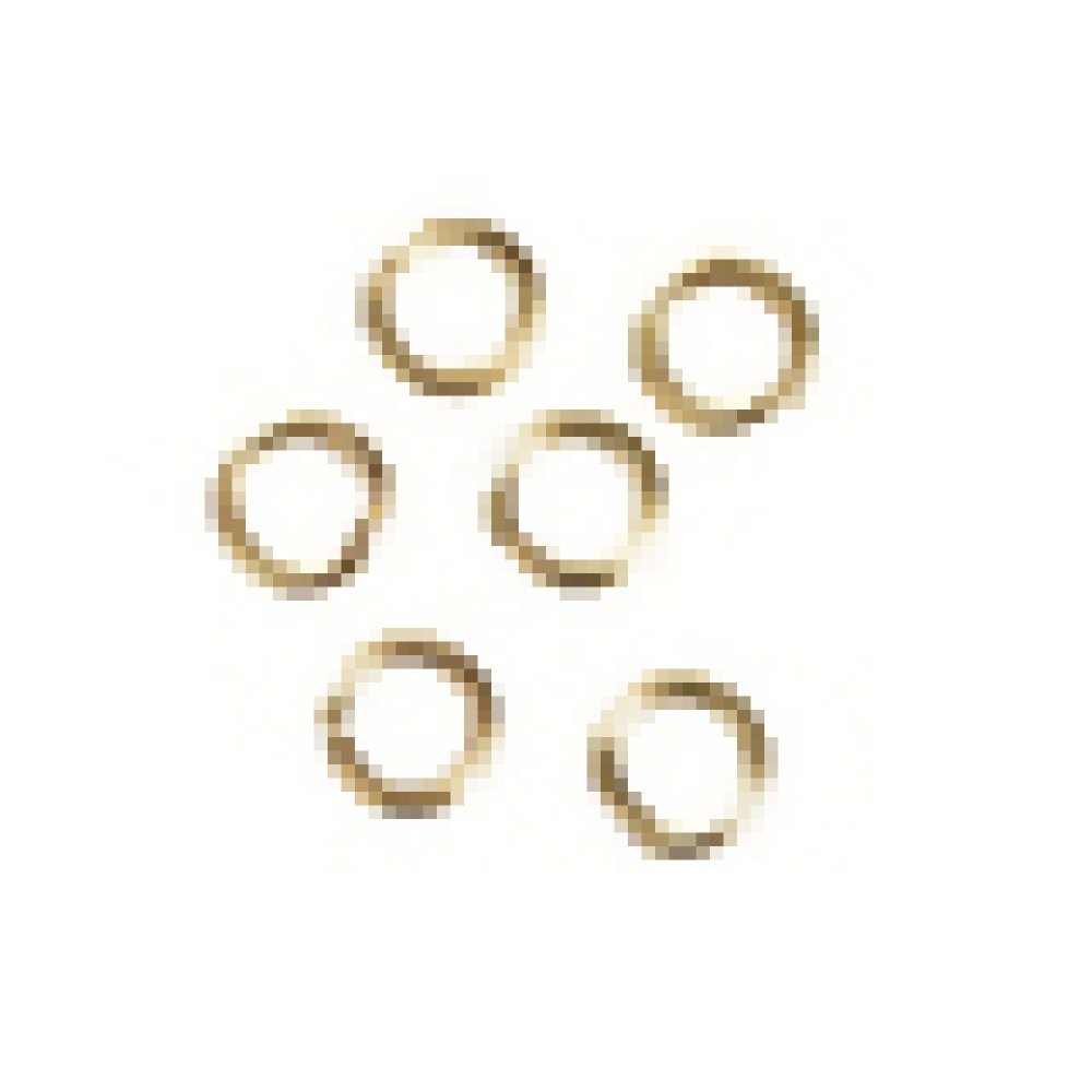20 Open Junction Rings 04 mm Gold