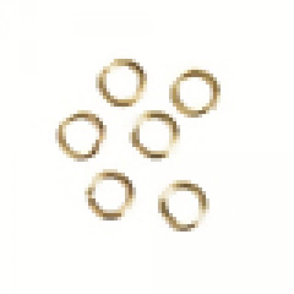 20 Open Junction Rings 04 mm Gold