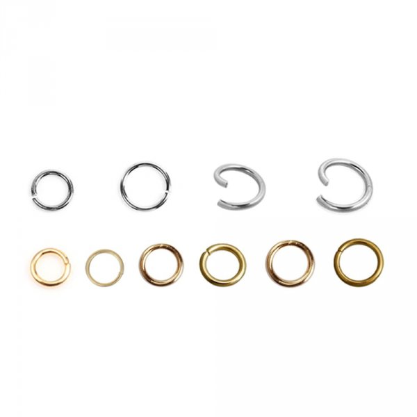 20 Open Junction Rings 08 mm Stainless