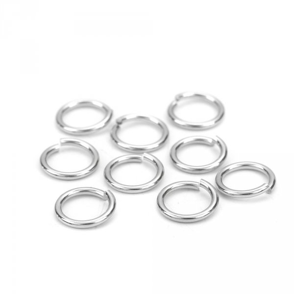 20 Open Junction Rings 11 mm Stainless
