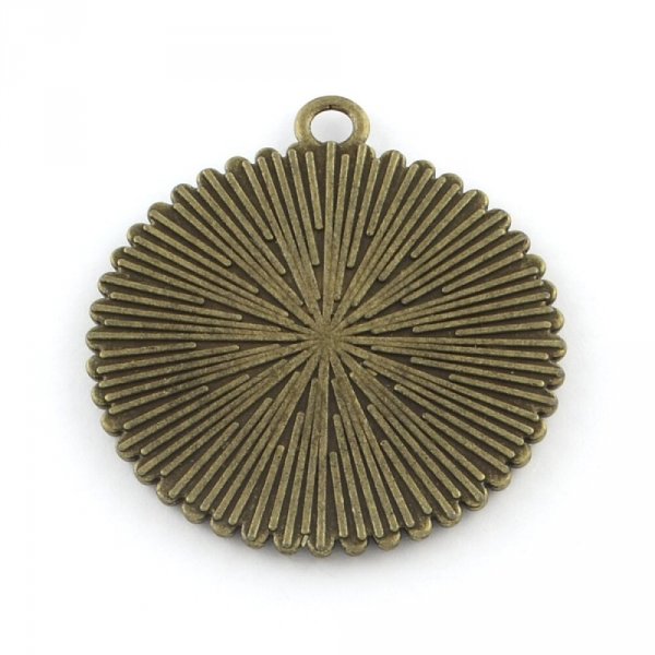 20 x 25mm bronze cabochon holders, cabochon pendants 31AB