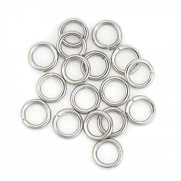 2 Open Junction Rings 09 mm Stainless