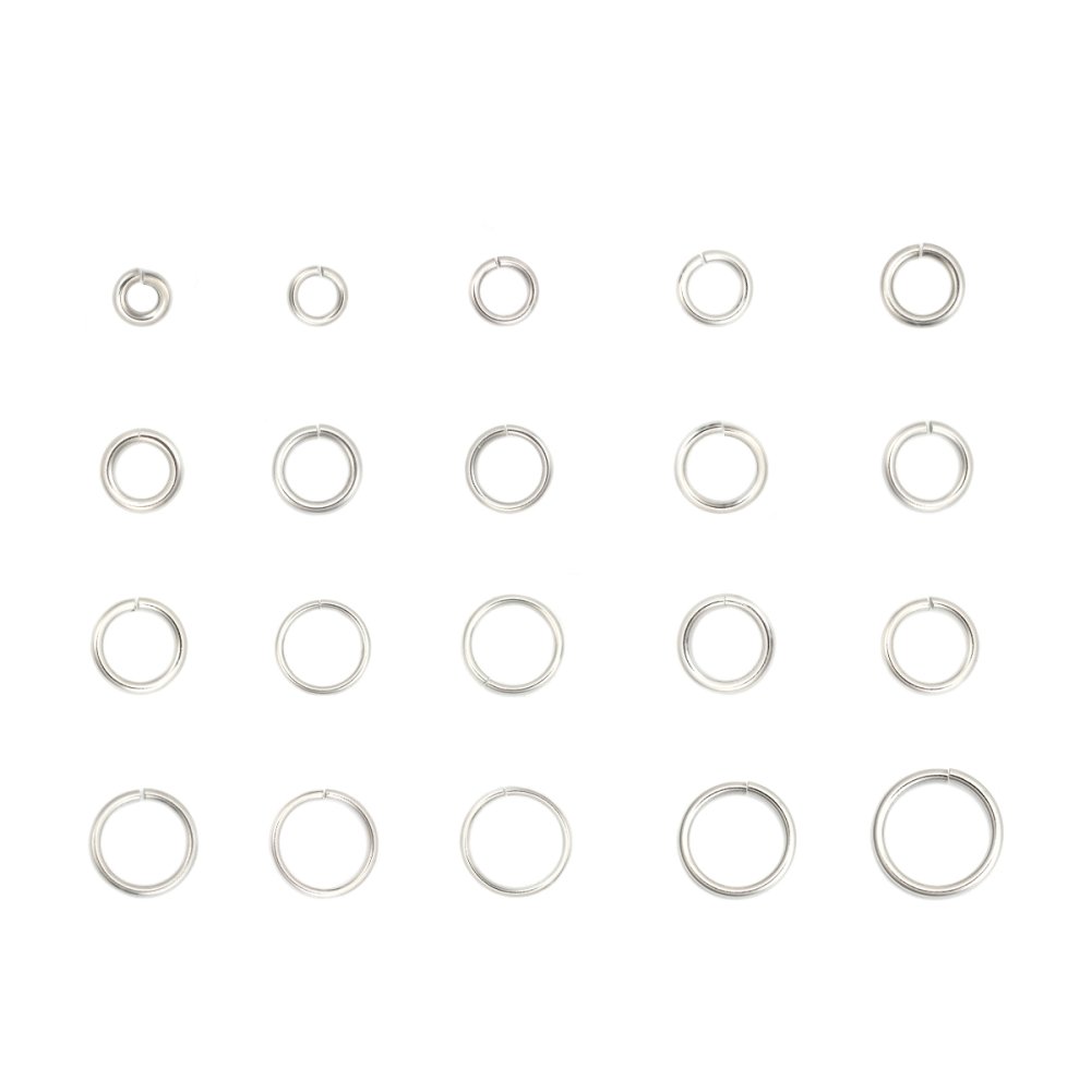 2 Open Junction Rings 09 mm Stainless