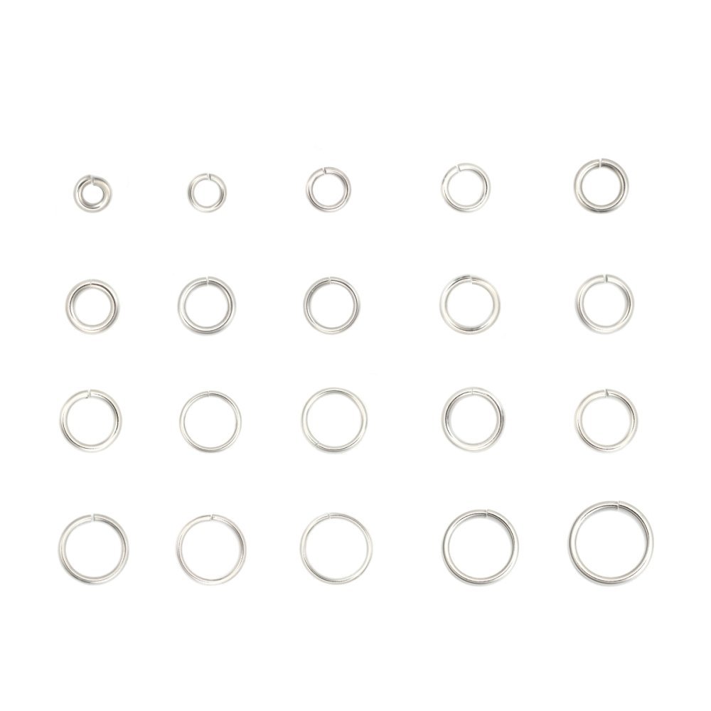 2 Open Junction Rings 09 mm Stainless