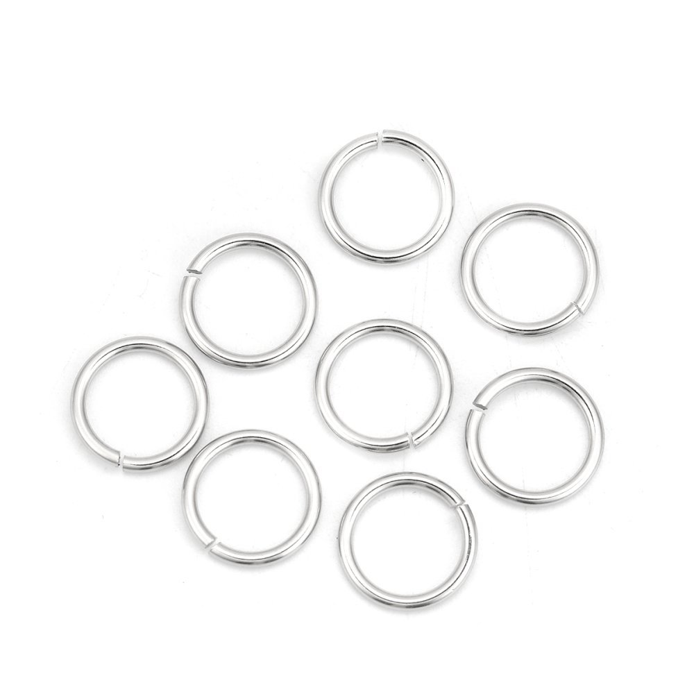 2 Open Junction Rings 11 mm Stainless