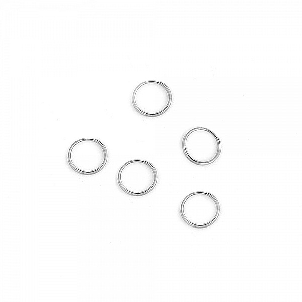 2 Double Junction Rings 08 mm Stainless Steel