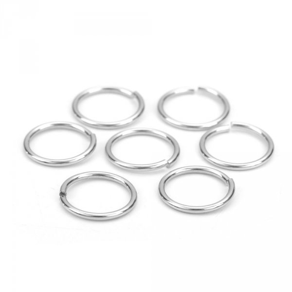2 Open Junction Rings 15 mm Stainless
