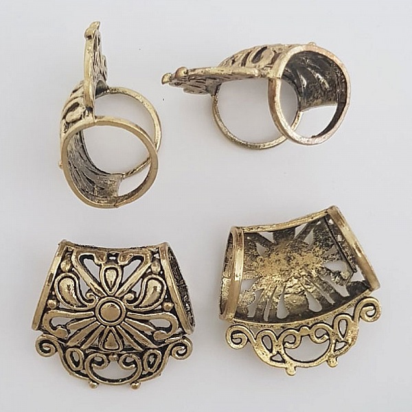 2 Scarf loops N&deg;58 Gold