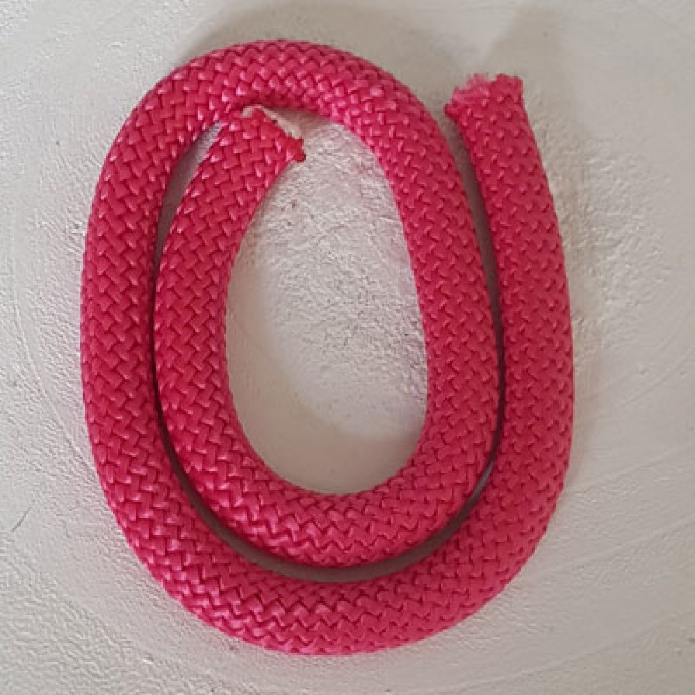 40 cm climbing rope round 10 mm Fushia