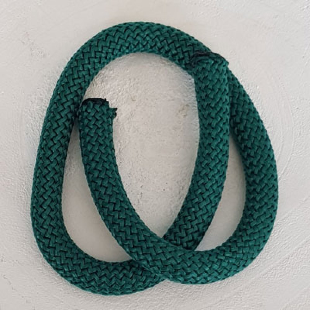 40 cm climbing rope round 10 mm Green