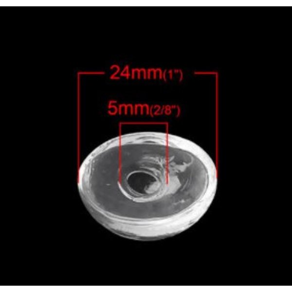 5 Oval glass balls to fill