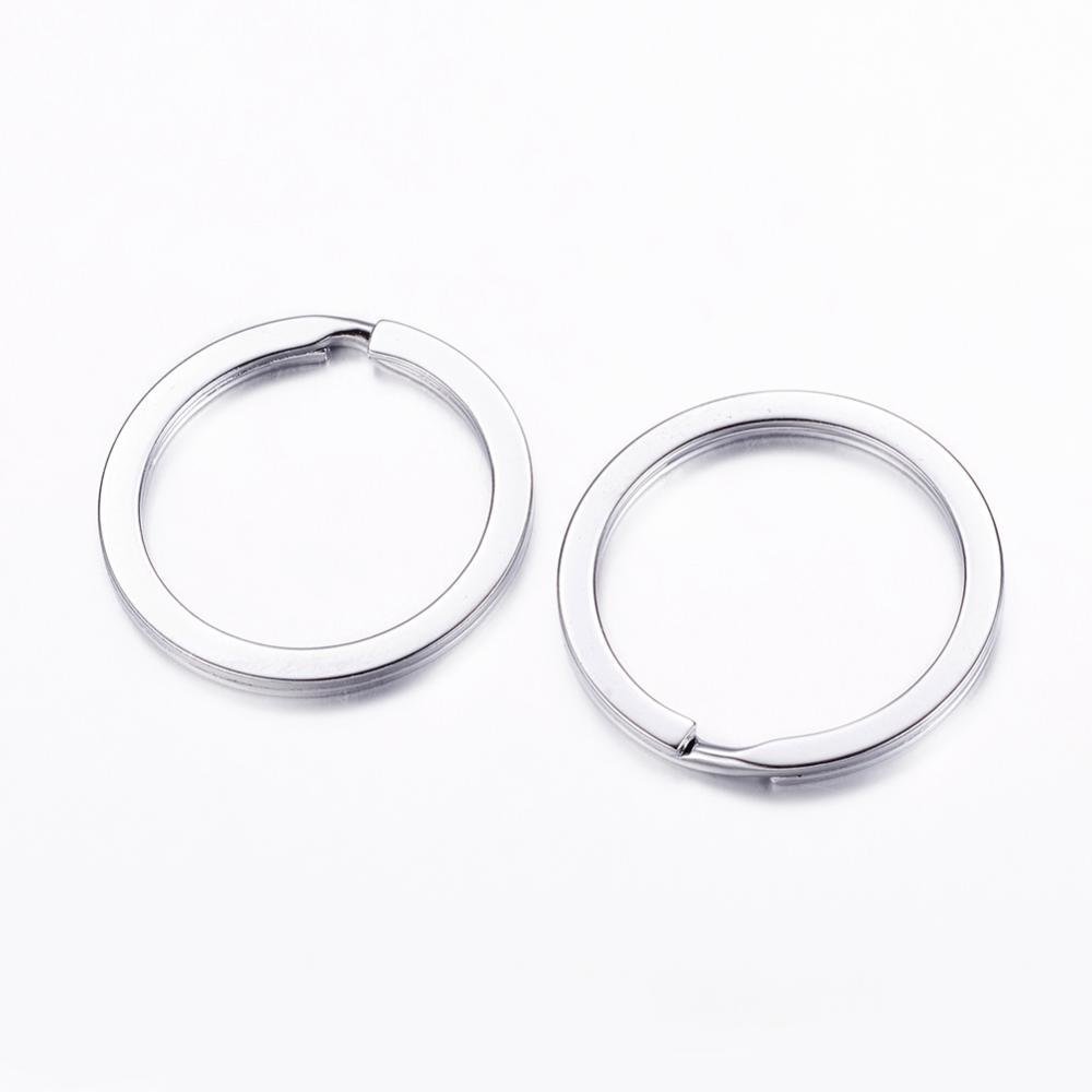 Anneau porte clés forme rond 30 mm