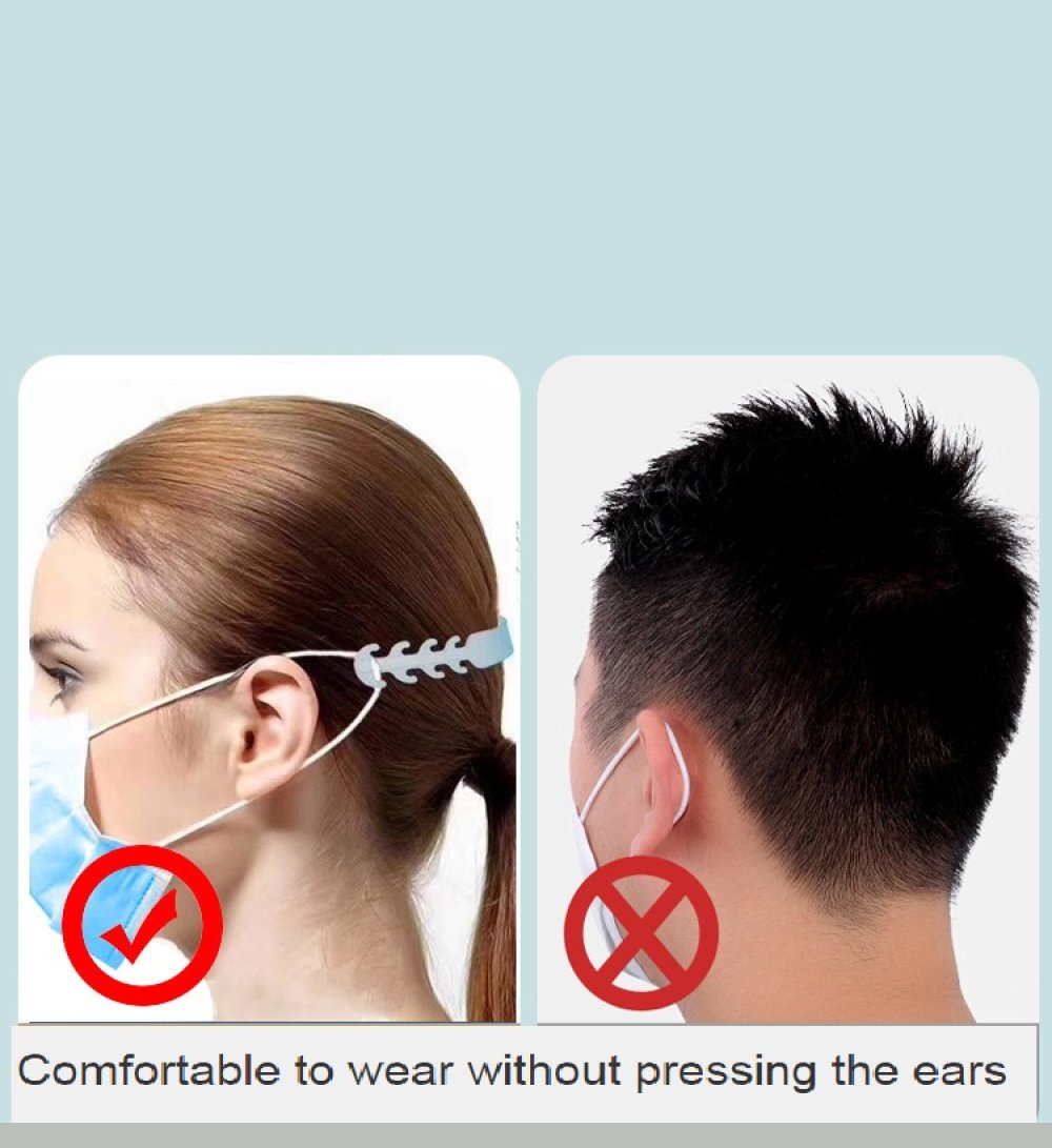 Elastic strap Adjustable ear protector, resistant to ear pain Purple