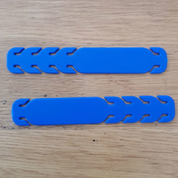 Elastic strap Adjustable ear protector for mask N&deg;02 Blue