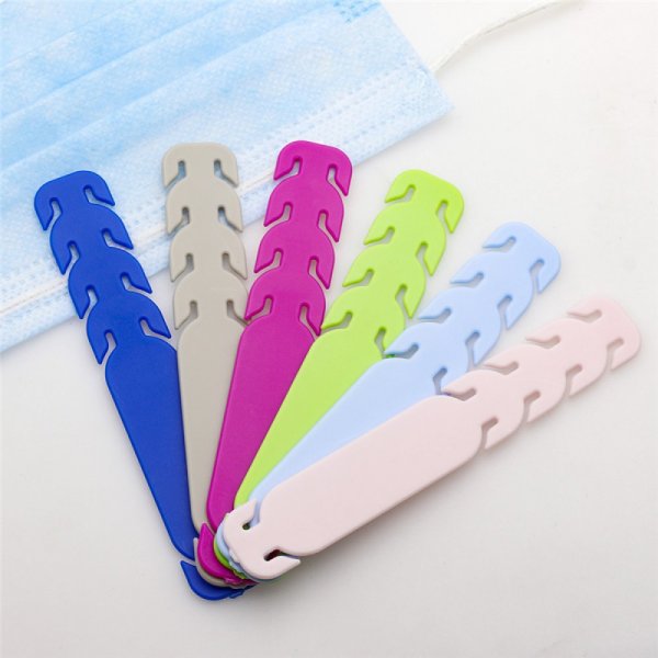 Elastic strap Adjustable ear protector for mask N&deg;02 Green