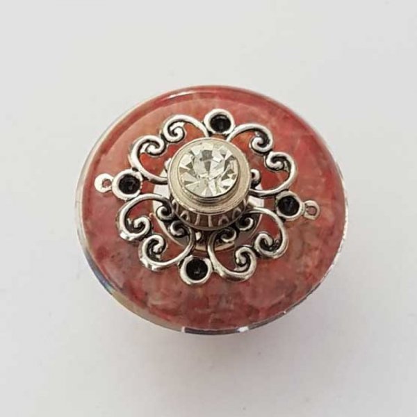 Bague Vis Modulable interchangeable acier inoxydable taille 19 anneau &eacute;pais