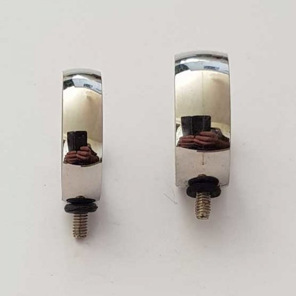 Bague Vis Modulable interchangeable acier inoxydable taille 18 anneau &eacute;pais