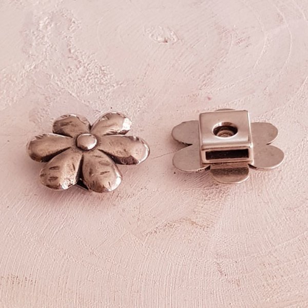 Zamac ring for leather 10 mm N&deg;01