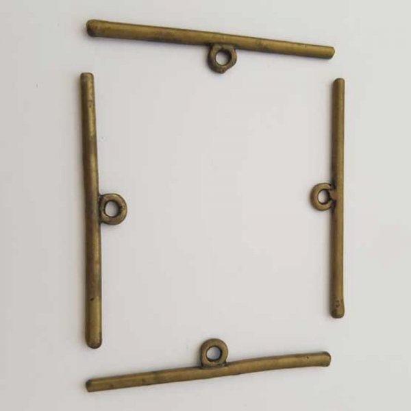 Bar Rod For Silver Metal Clasp N&deg;06 Bronze