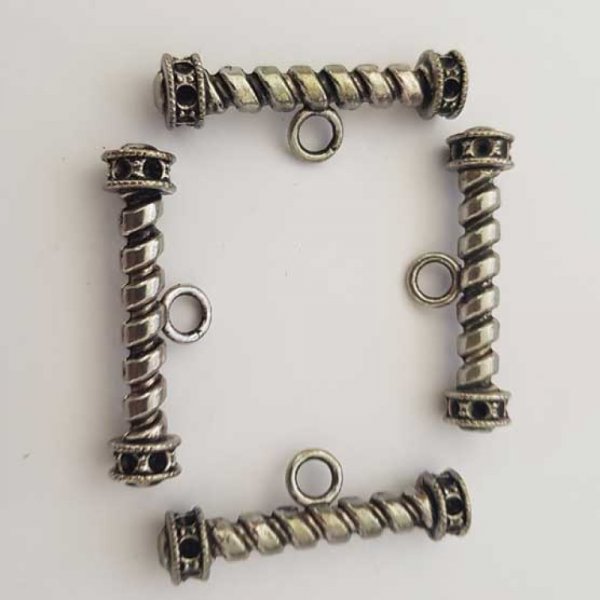 Bar Rod For Silver Metal Clasp N&deg;07