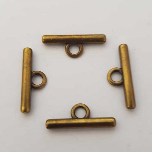 Bar Rod For Silver Metal Clasp N&deg;17 Bronze