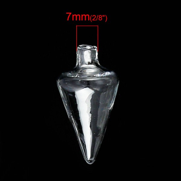 Glass balls cone 02 of 37mm 5 pieces