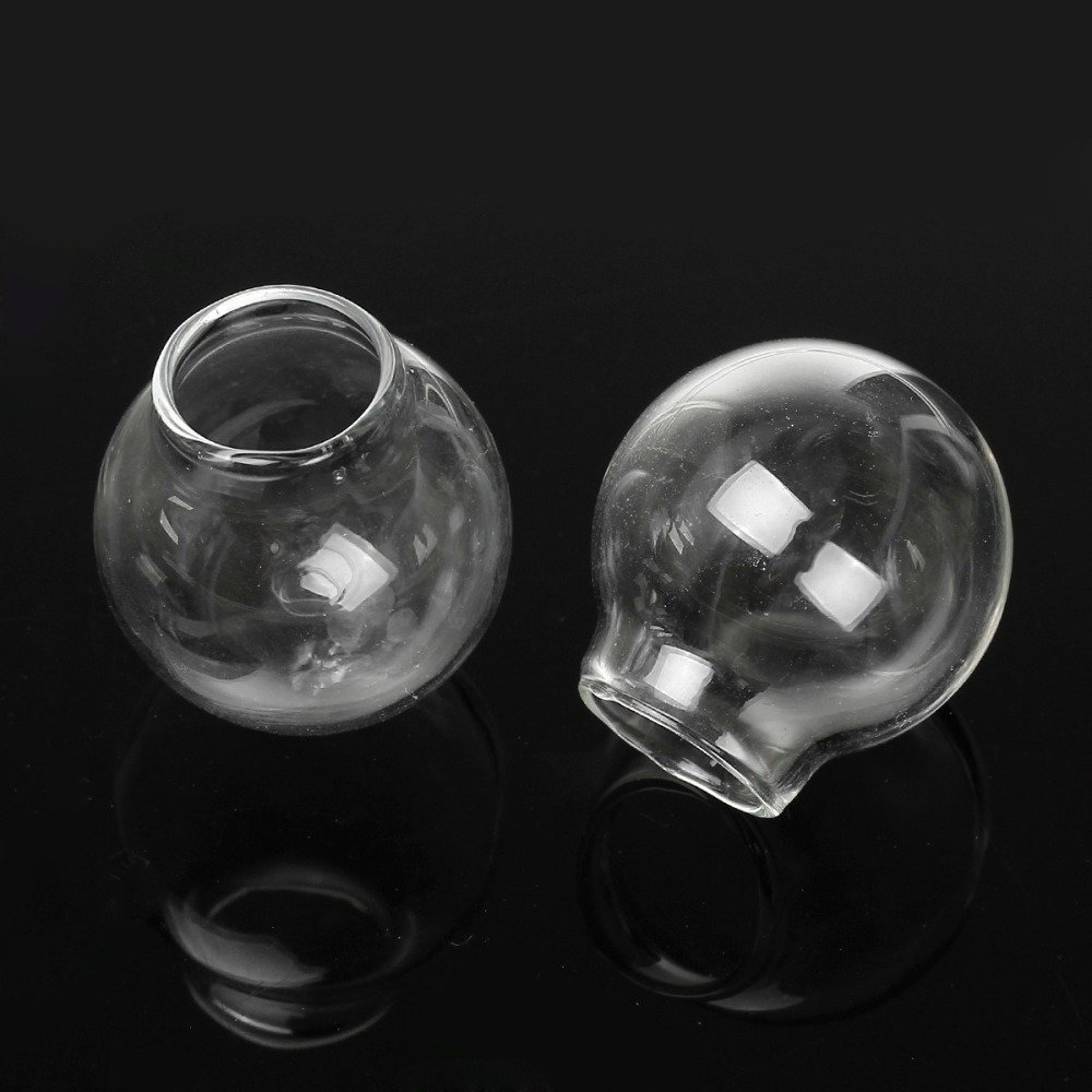 Glass balls globe 01 of 35 mm 5 pieces to fill