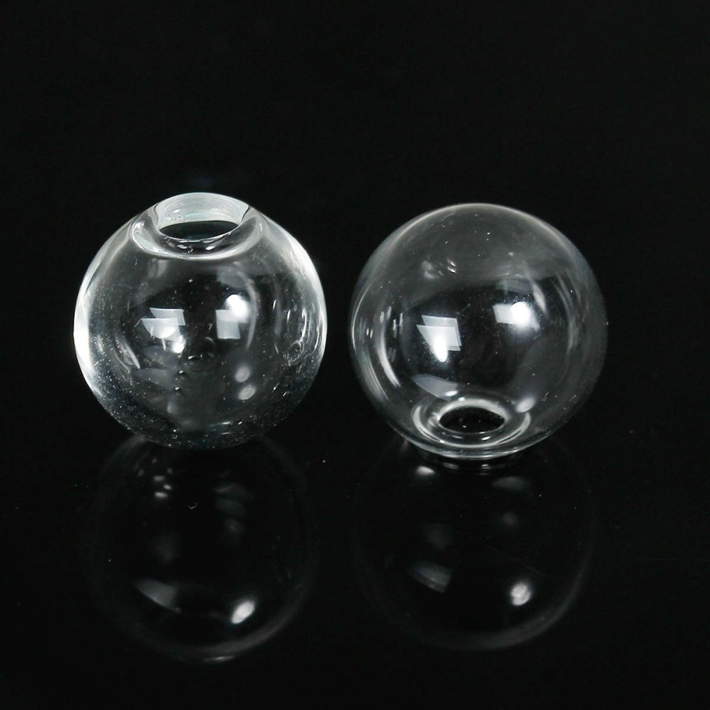 Glass balls round 14mm 20 pieces to fill