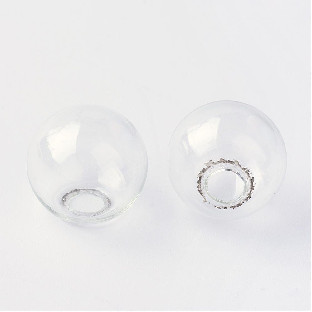 Glass balls round 08mm 1 piece to fill