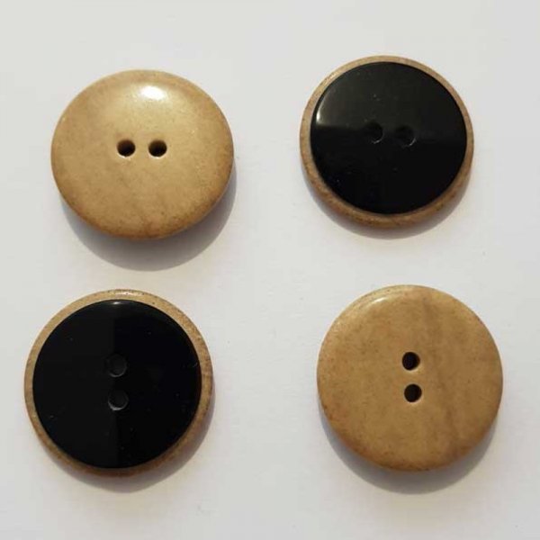 Bouton Rond 23 mm Beige N&deg;004