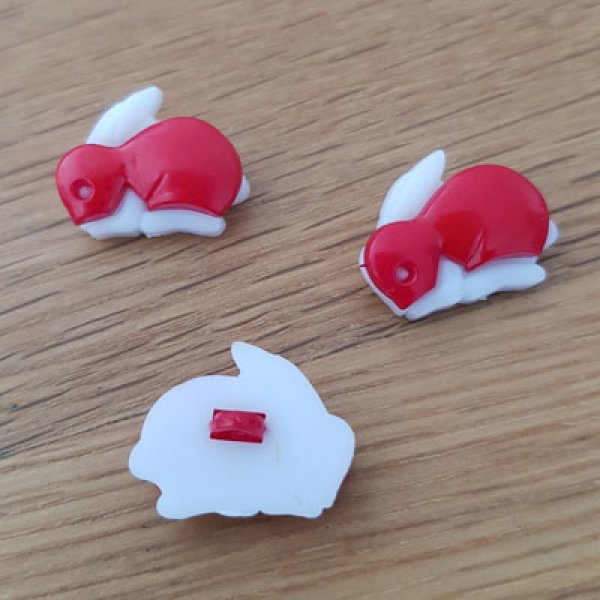 Fancy button for children rabbit N&deg; 01