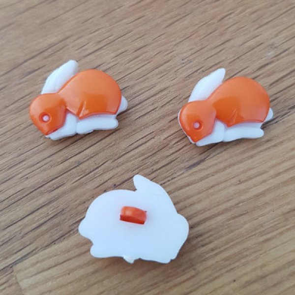 Fancy button for children rabbit N&deg; 03