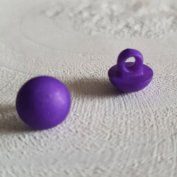 Fancy buttons, children, babies Half ball pattern N&deg;04-08 Purple